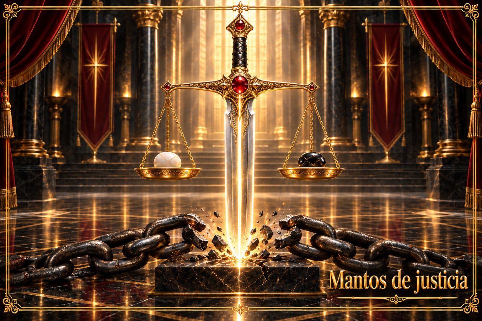 La justicia que asombra — Mantos de justicia