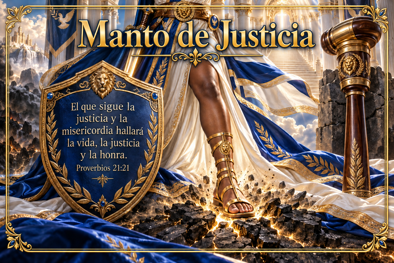 La justicia — Mantos de justicia